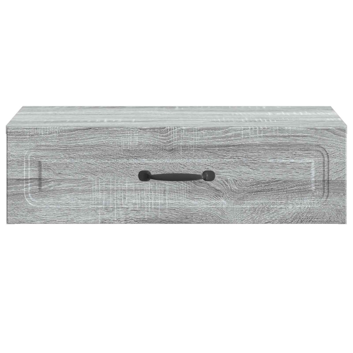 vidaXL Τραπεζάκι Τοίχου Γκρι Sonoma 59 x 34,5 x 17 εκ.