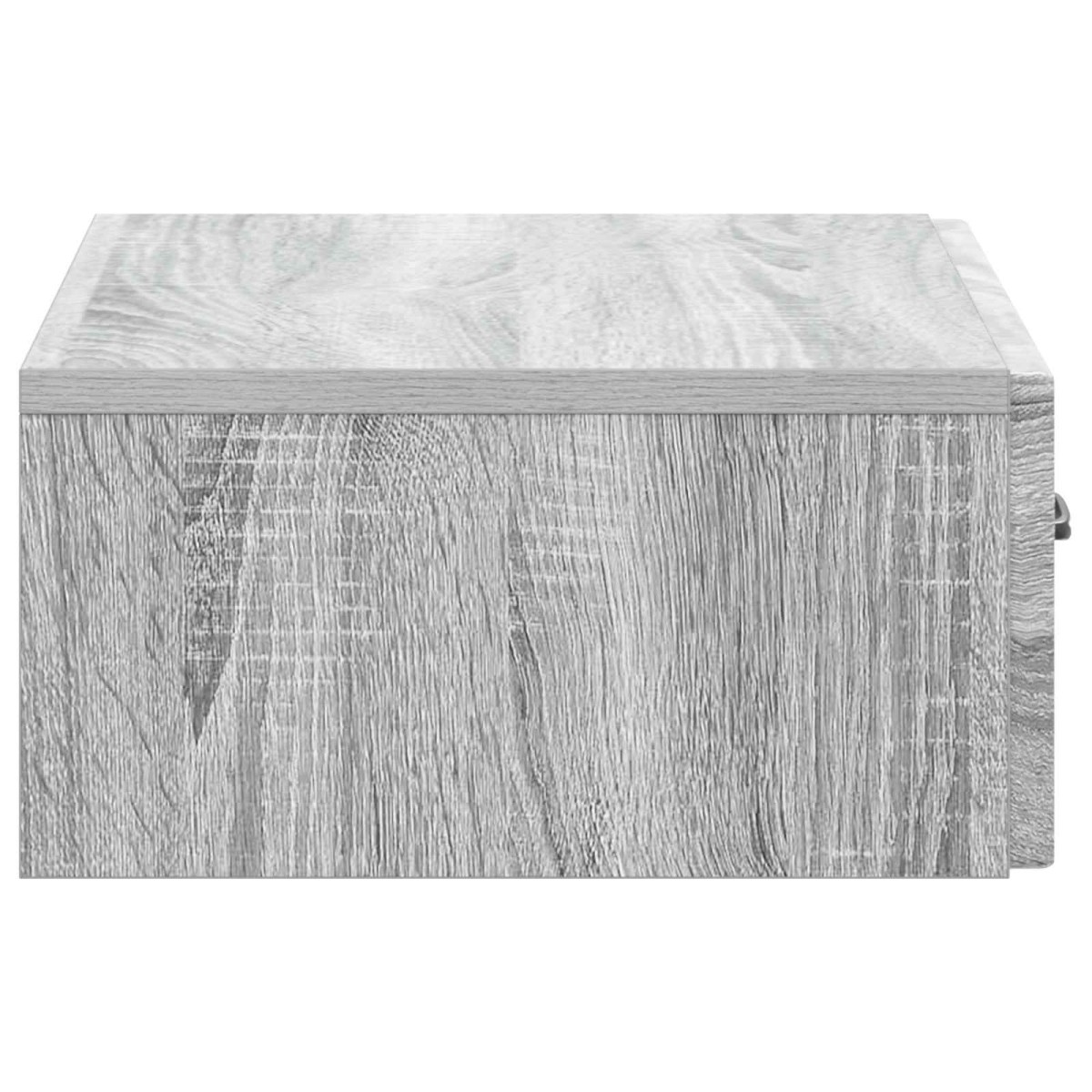 vidaXL Τραπεζάκι Τοίχου Γκρι Sonoma 59 x 34,5 x 17 εκ.
