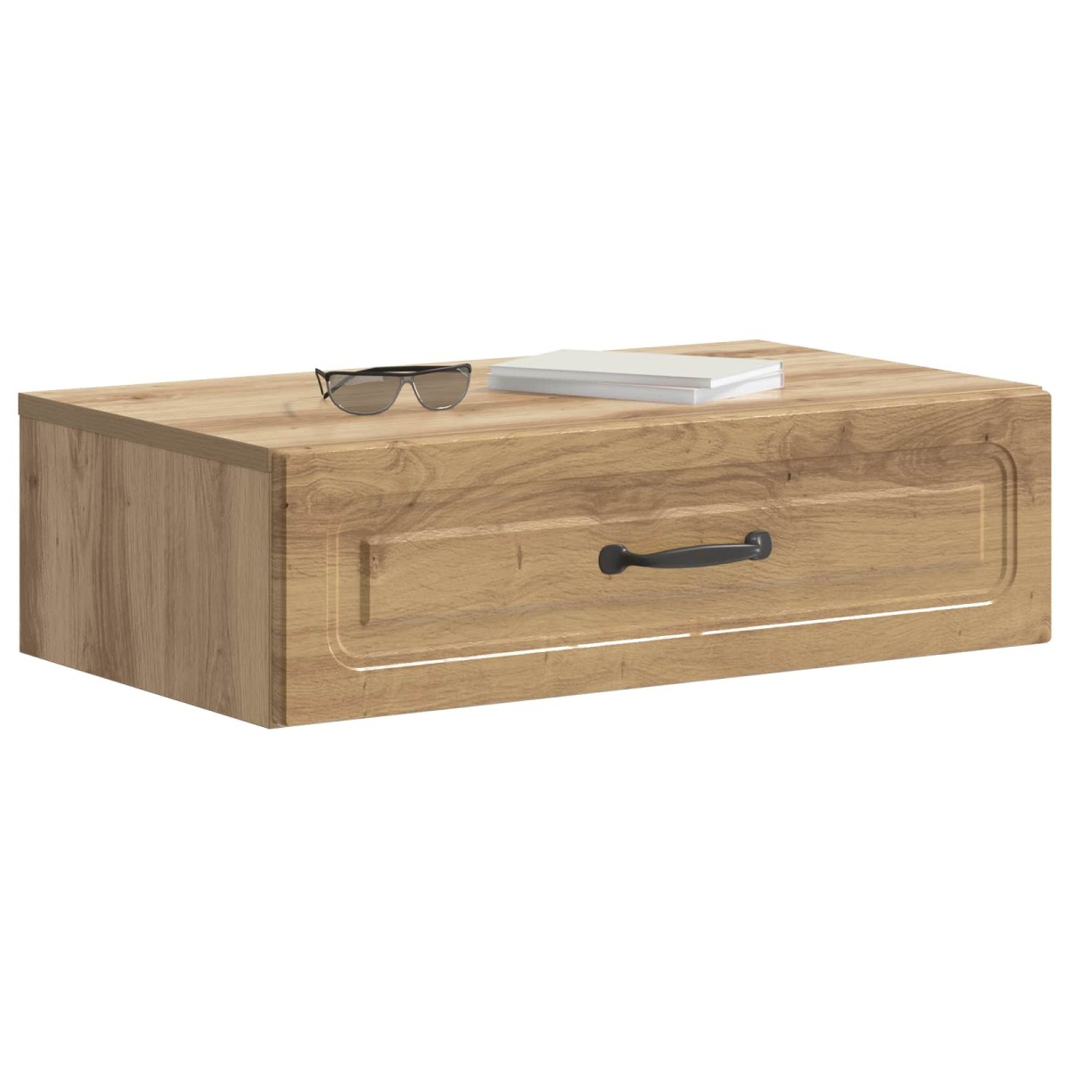 vidaXL Τραπεζάκι Τοίχου 59 x 34,5 x 17 εκ. Επεξεργασμένο Ξύλο