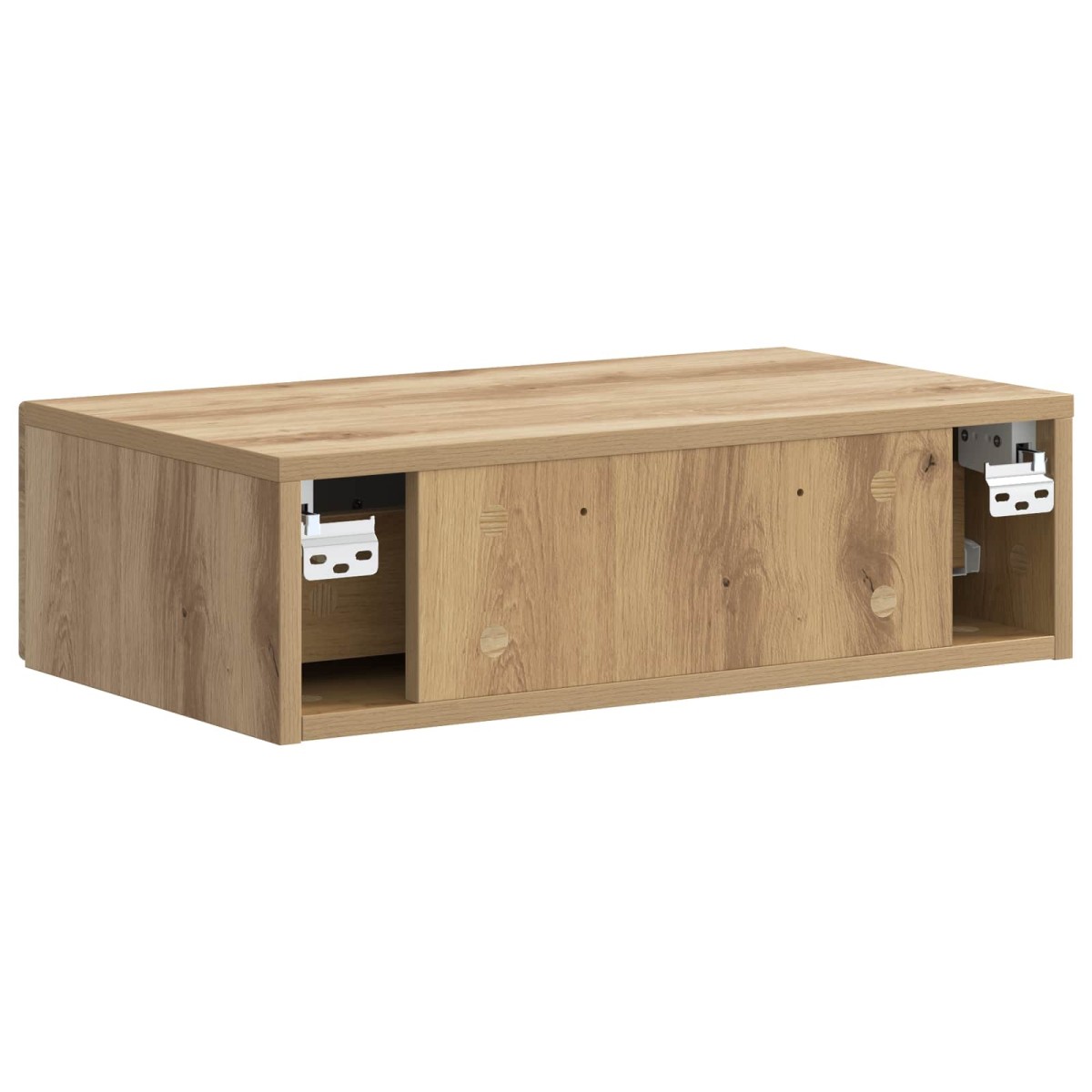 vidaXL Τραπεζάκι Τοίχου 59 x 34,5 x 17 εκ. Επεξεργασμένο Ξύλο