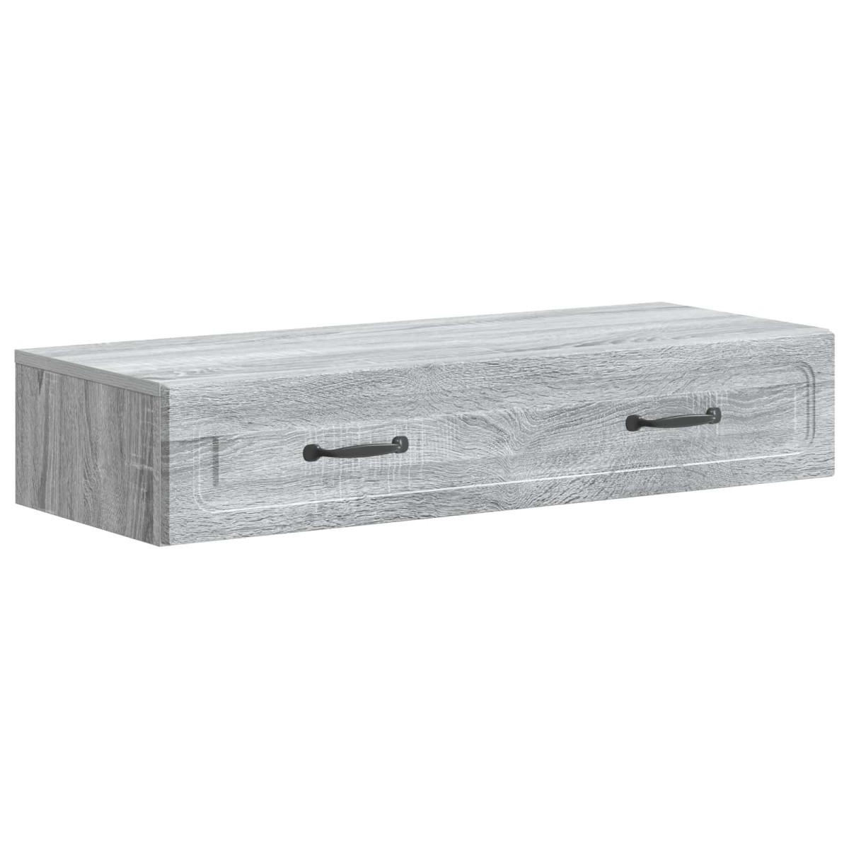 vidaXL Τραπεζάκι Τοίχου Γκρι Sonoma 87,5 x 34,5 x 17 εκ.