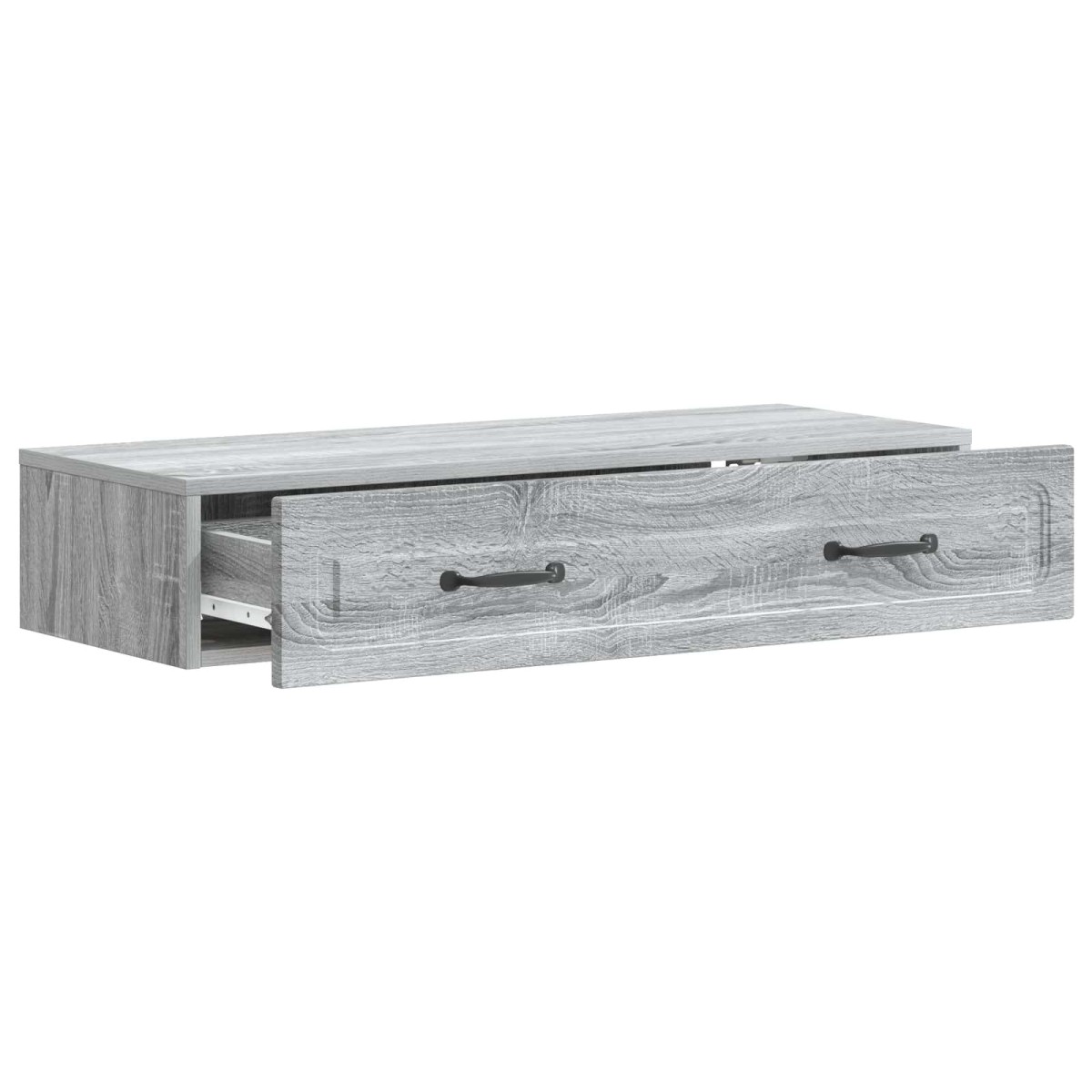 vidaXL Τραπεζάκι Τοίχου Γκρι Sonoma 87,5 x 34,5 x 17 εκ.