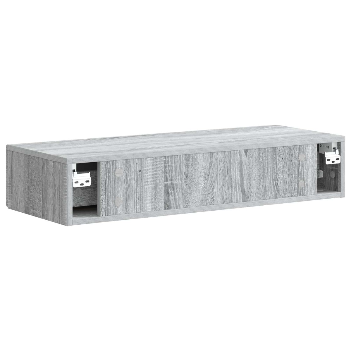 vidaXL Τραπεζάκι Τοίχου Γκρι Sonoma 87,5 x 34,5 x 17 εκ.