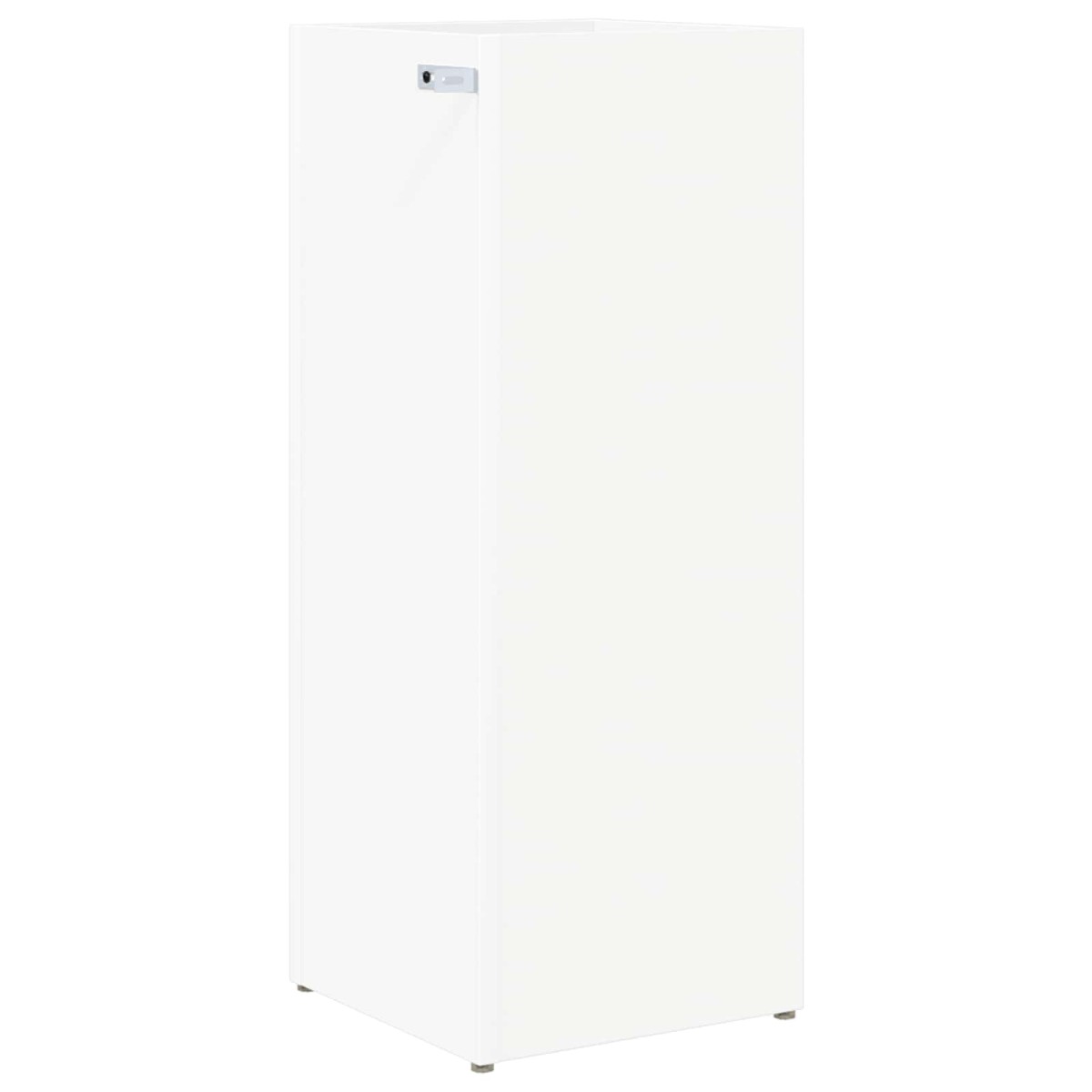 vidaXL Σχέδιο & βάση αποθήκευσης Λευκό 25 x 24,5 x 64 εκ.