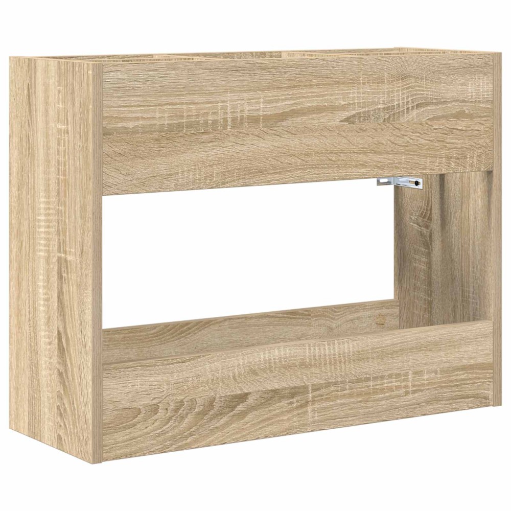 vidaXL Σχέδιο & βάση αποθήκευσης Δρύς Sonoma 65 x 24 x 50 εκ
