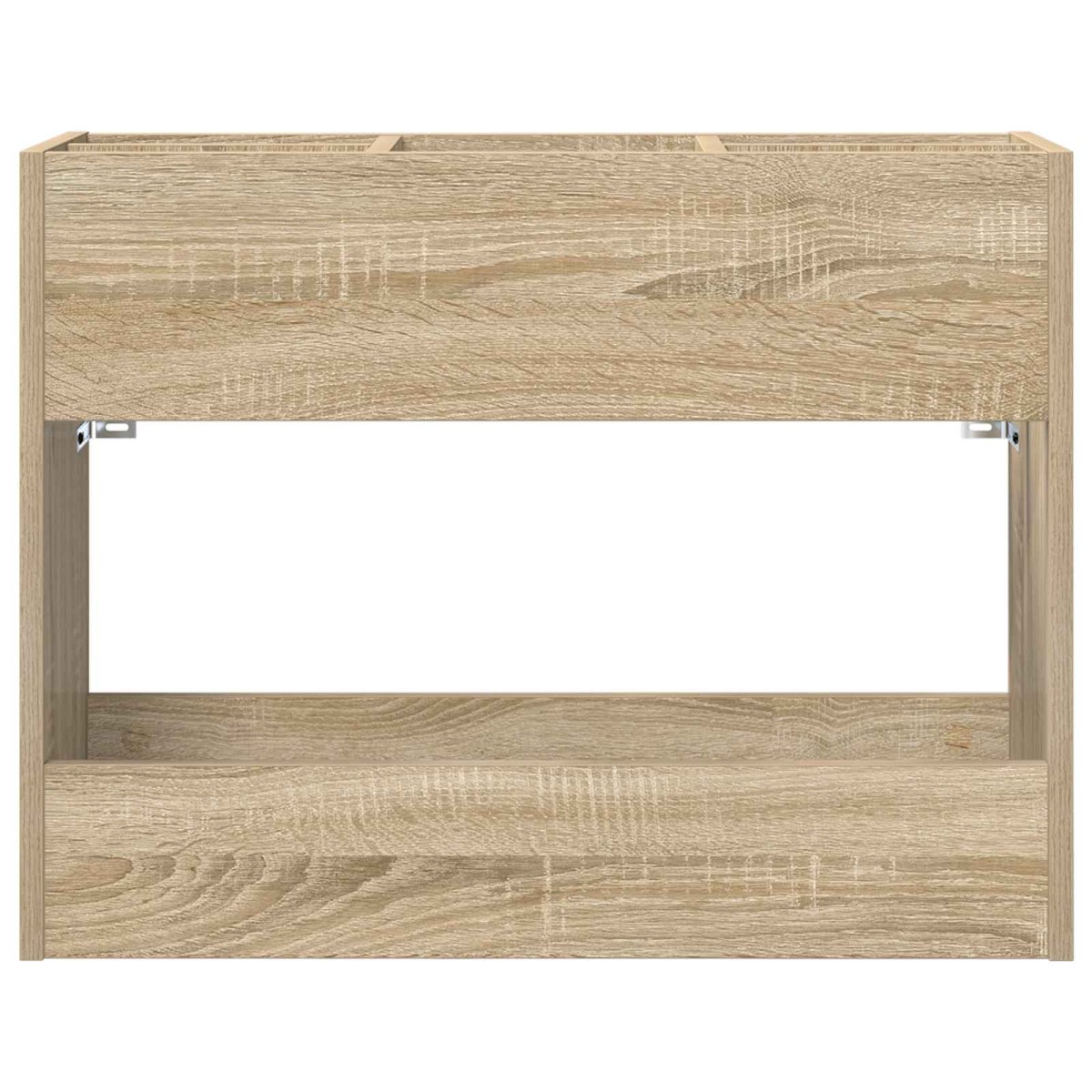 vidaXL Σχέδιο & βάση αποθήκευσης Δρύς Sonoma 65 x 24 x 50 εκ