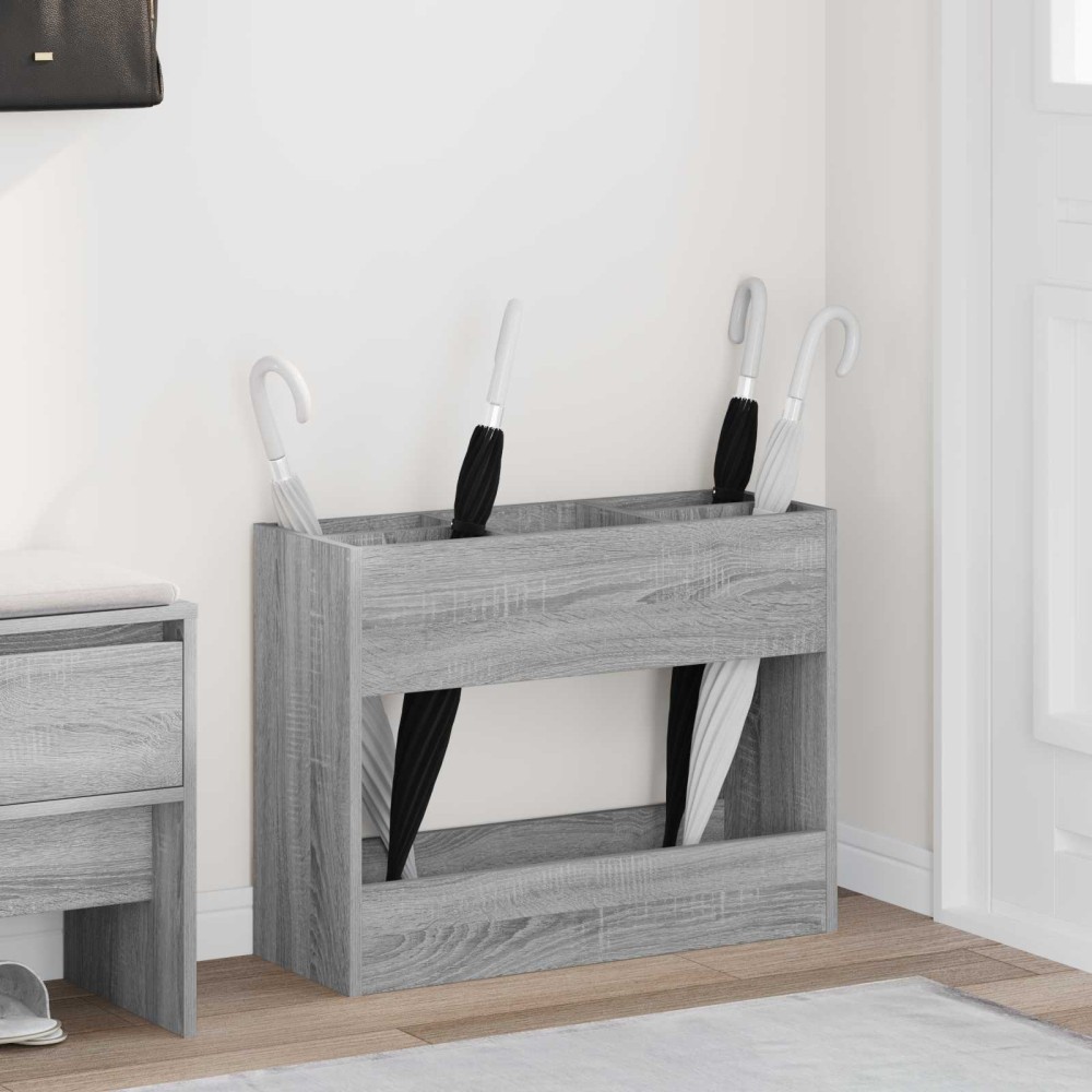 vidaXL Σχέδιο & βάση αποθήκευσης Γκρίζο Σονομα 65 x 24 x 50 εκ