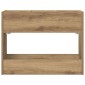 vidaXL Σχέδιο & βάση αποθήκευσης Artisan Oak 65 x 24 x 50 εκ
