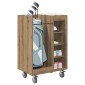 vidaXL Ντουλάπι Γκολφ με τροχούς Μονόχρωμο Artisan Oak 65 x 45 x 98 εκ