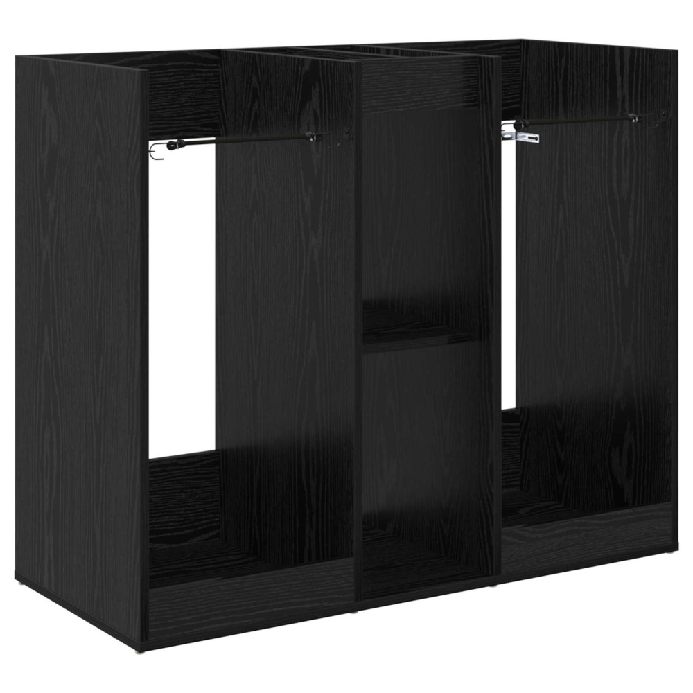 vidaXL Ντουλάπι Γκολφ Μονόχρωμο Μαύρη Οξυά 102 x 45 x 85,5 εκ