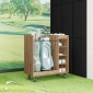 vidaXL Ντουλάπι Γκολφ με τροχούς Μονόχρωμο Artisan Oak 90 x 45 x 98 εκ