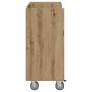 vidaXL Ντουλάπι Γκολφ με τροχούς Μονόχρωμο Artisan Oak 90 x 45 x 98 εκ