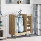 vidaXL Ντουλάπι Γκολφ με τροχούς Μονόχρωμο Artisan Oak 90 x 45 x 98 εκ