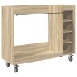 vidaXL Ντουλάπι Γκολφ με τροχούς Δρύς Sonoma 120 x 45 x 98 εκ