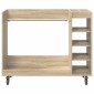 vidaXL Ντουλάπι Γκολφ με τροχούς Δρύς Sonoma 120 x 45 x 98 εκ