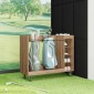 vidaXL Ντουλάπι Γκολφ με τροχούς Artisan Oak 120 x 45 x 98 εκ