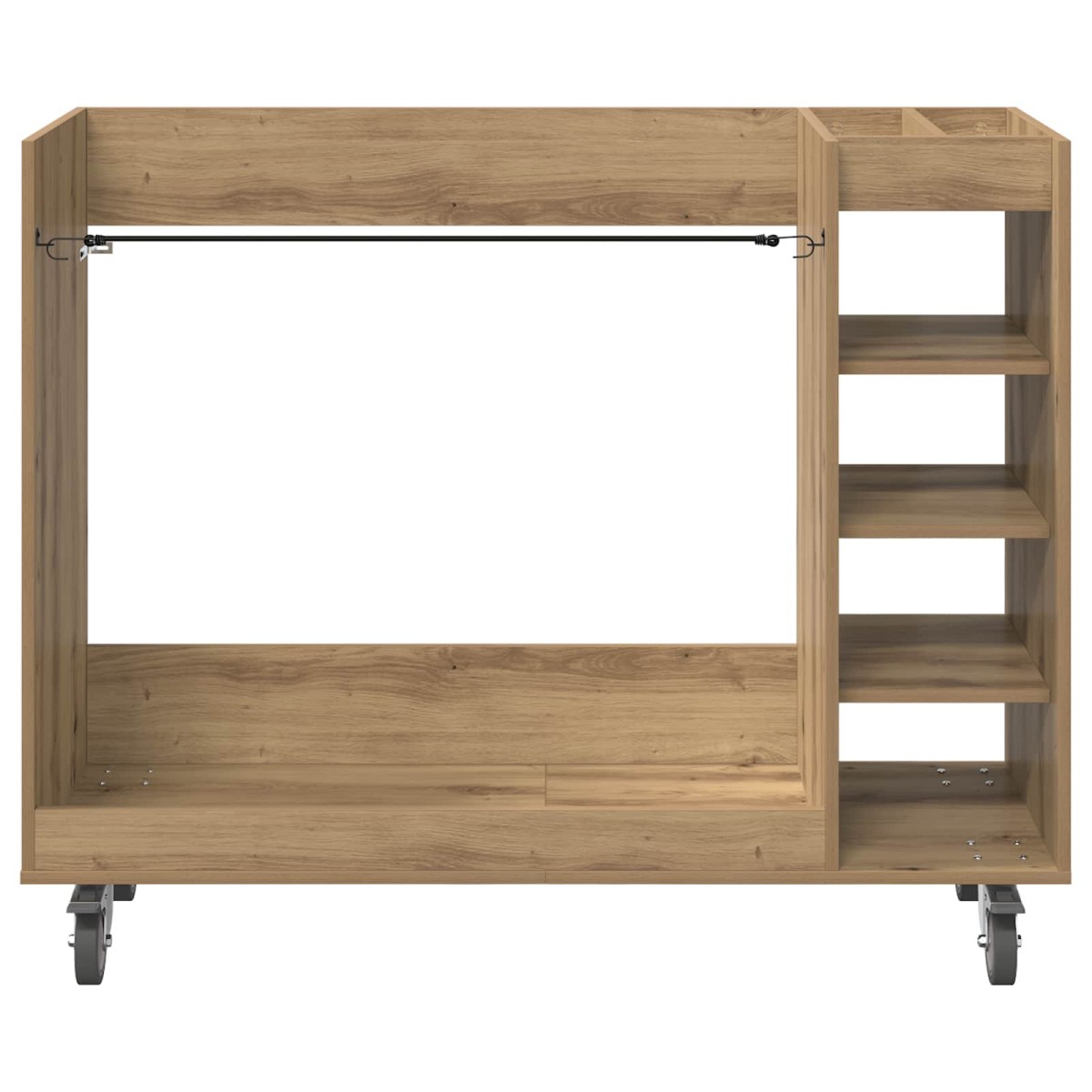 vidaXL Ντουλάπι Γκολφ με τροχούς Artisan Oak 120 x 45 x 98 εκ