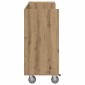 vidaXL Ντουλάπι Γκολφ με τροχούς Artisan Oak 120 x 45 x 98 εκ