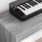 vidaXL Βάση Πληκτρολογίου Γκρίζο Σονομα 120 x 32 x 64 εκ