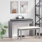 vidaXL Βάση Πληκτρολογίου Γκρίζο Σονομα 100 x 32 x 64 εκ