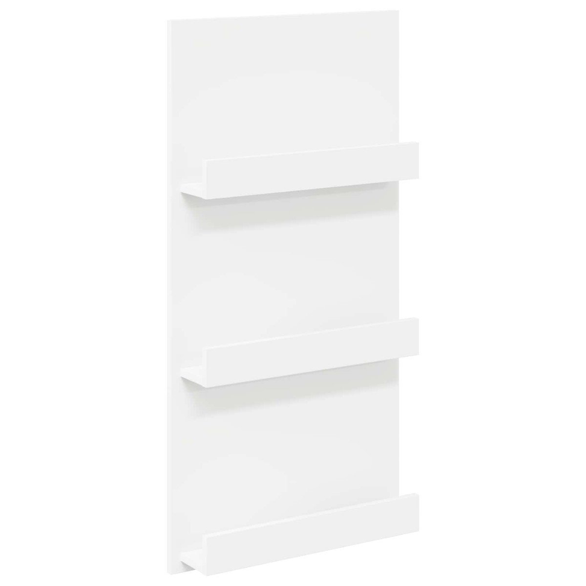 vidaXL Ράφι Περιοδικών Λευκό 51 x 11 x 102 εκ Επεξεργασμένο Ξύλο