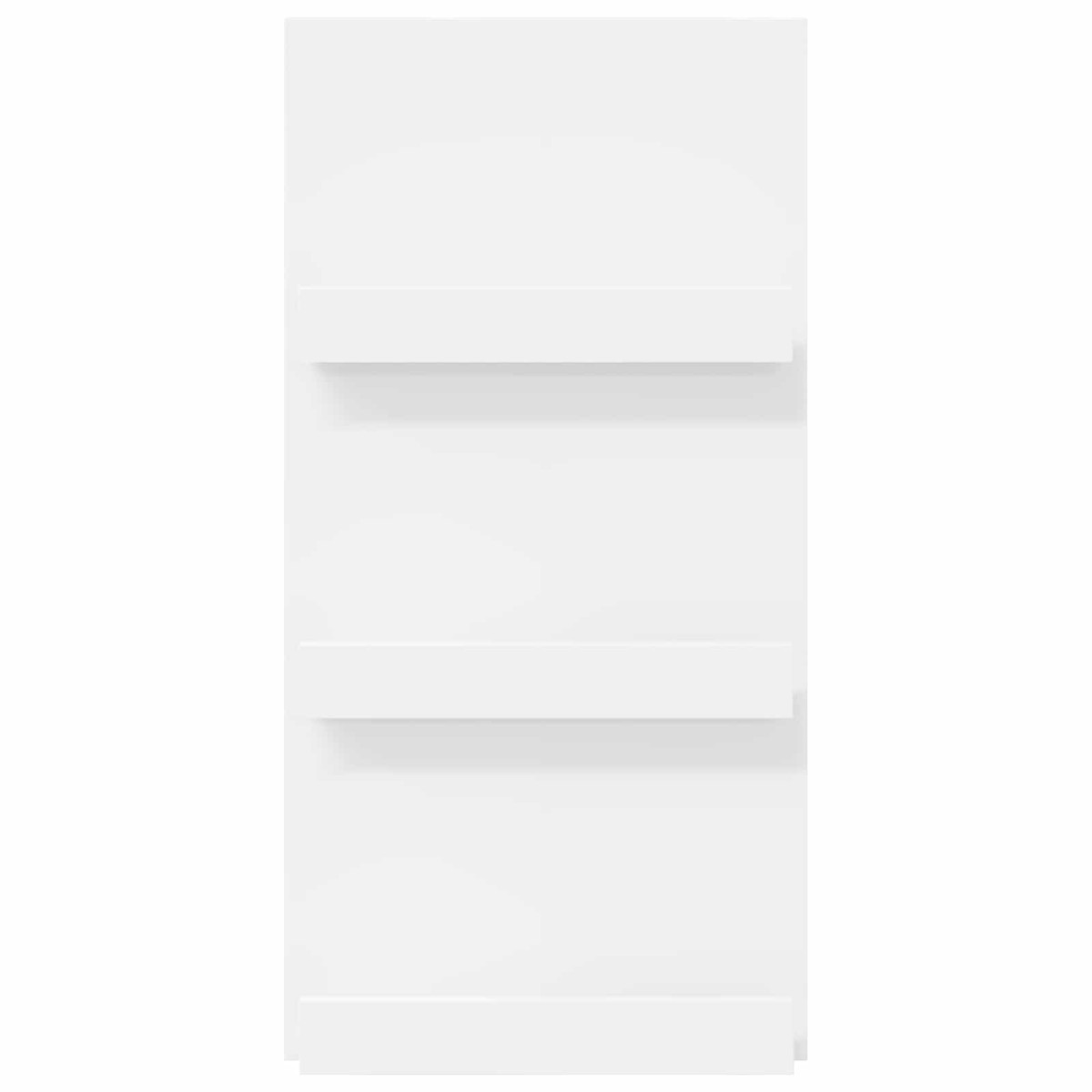 vidaXL Ράφι Περιοδικών Λευκό 51 x 11 x 102 εκ Επεξεργασμένο Ξύλο