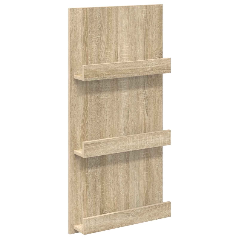 vidaXL Ράφι Περιοδικών Δρύς Sonoma 51 x 11 x 102 εκ Επεξεργασμένο Ξύλο