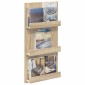 vidaXL Ράφι Περιοδικών Δρύς Sonoma 51 x 11 x 102 εκ Επεξεργασμένο Ξύλο