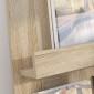 vidaXL Ράφι Περιοδικών Δρύς Sonoma 51 x 11 x 102 εκ Επεξεργασμένο Ξύλο