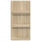 vidaXL Ράφι Περιοδικών Δρύς Sonoma 51 x 11 x 102 εκ Επεξεργασμένο Ξύλο
