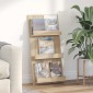 vidaXL Ράφι Περιοδικών Δρύς Sonoma 51 x 11 x 102 εκ Επεξεργασμένο Ξύλο