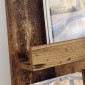 vidaXL Ράφι Περιοδικών Παλιό ξύλο 51 x 11 x 102 εκ Επεξεργασμένο Ξύλο