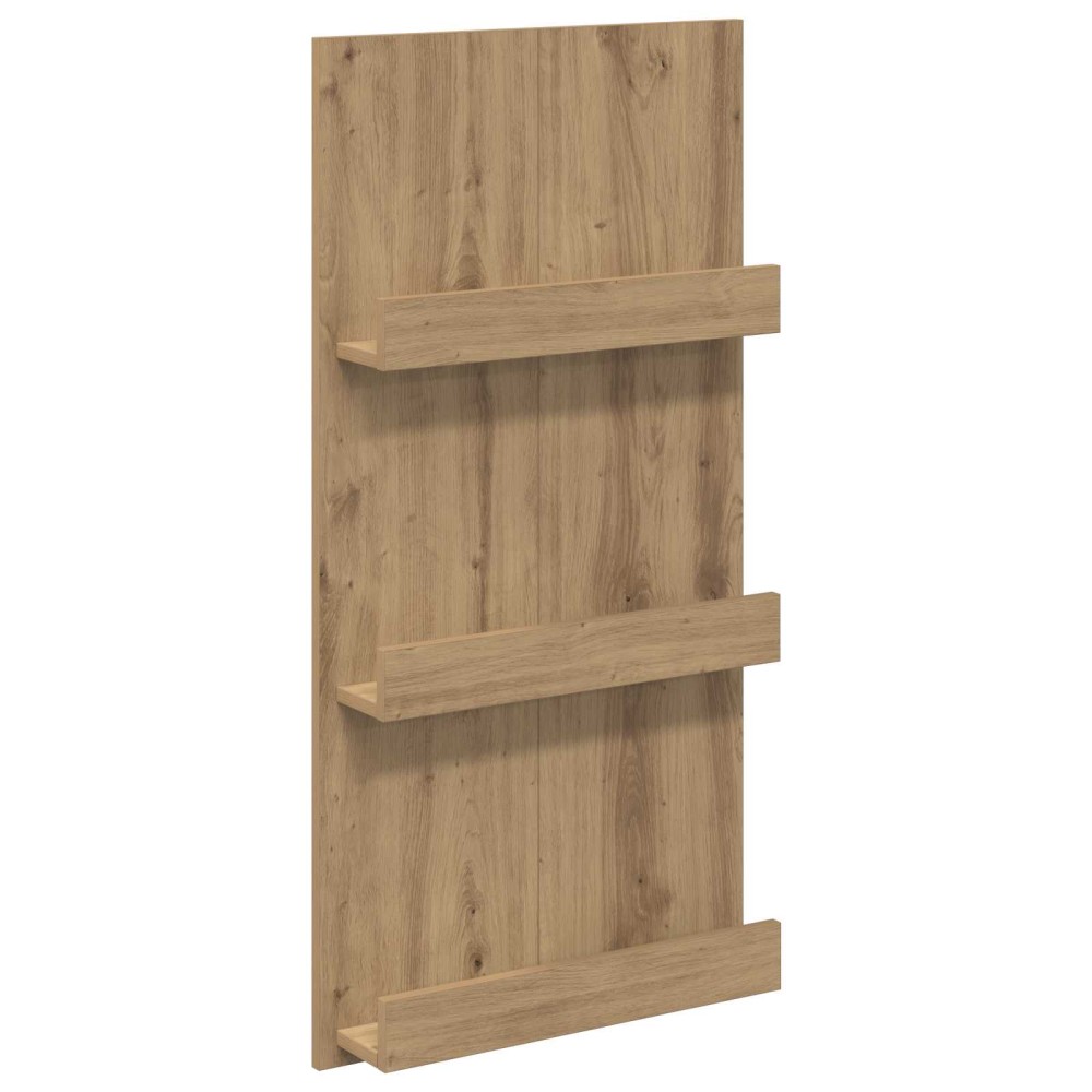vidaXL Ράφι Περιοδικών Artisan Oak 51 x 11 x 102 εκ Επεξεργασμένο Ξύλο