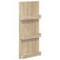 vidaXL Ράφι Περιοδικών Δρύς Sonoma 43 x 11 x 102 εκ Επεξεργασμένο Ξύλο