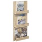 vidaXL Ράφι Περιοδικών Δρύς Sonoma 43 x 11 x 102 εκ Επεξεργασμένο Ξύλο