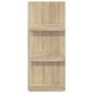 vidaXL Ράφι Περιοδικών Δρύς Sonoma 43 x 11 x 102 εκ Επεξεργασμένο Ξύλο