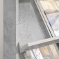 vidaXL Ράφι Περιοδικών Σκυρόδεμα Γκρι 70 x 41 x 126 εκ.