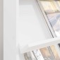 vidaXL Ράφι Περιοδικών Λευκό 70 x 41 x 96 εκ. Επεξεργασμένο Ξύλο