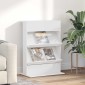 vidaXL Ράφι Περιοδικών Λευκό 70 x 41 x 96 εκ. Επεξεργασμένο Ξύλο