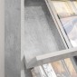 vidaXL Ράφι Περιοδικών Σκυρόδεμα Γκρι 70 x 41 x 96 εκ.