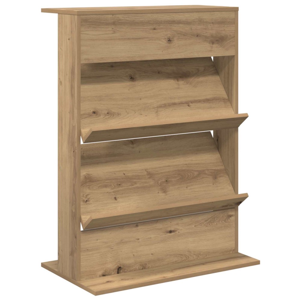 vidaXL Ράφι Περιοδικών Artisan Oak 70 x 41 x 96 εκ. Επεξεργασμένο Ξύλο