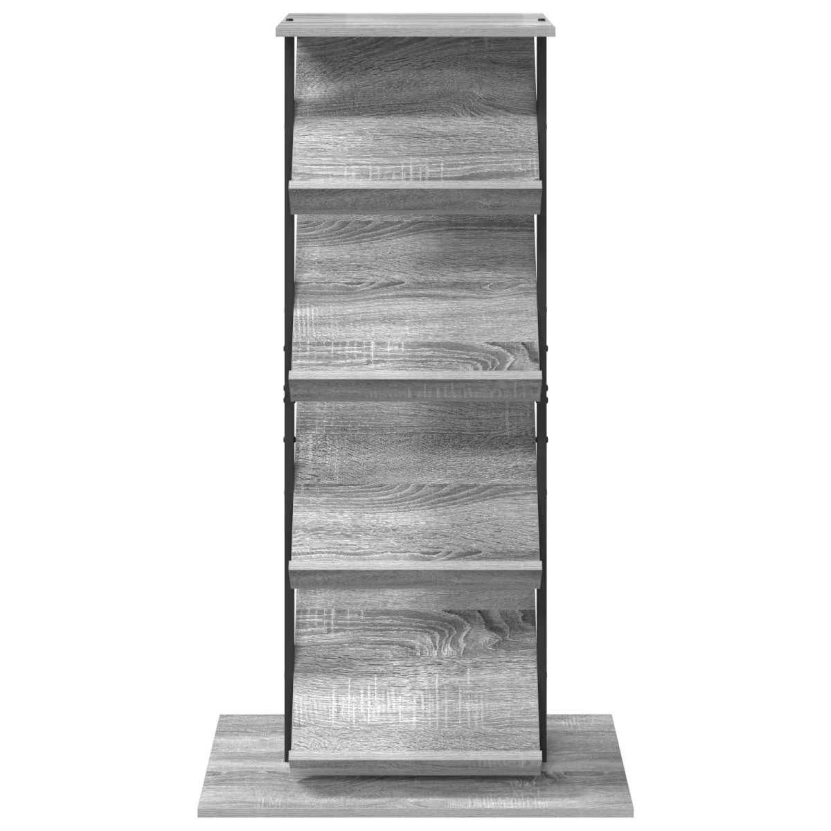 vidaXL Ράφι Περιοδικών Γκρίζο Σονομα 68 x 40 x 123.5 εκ.
