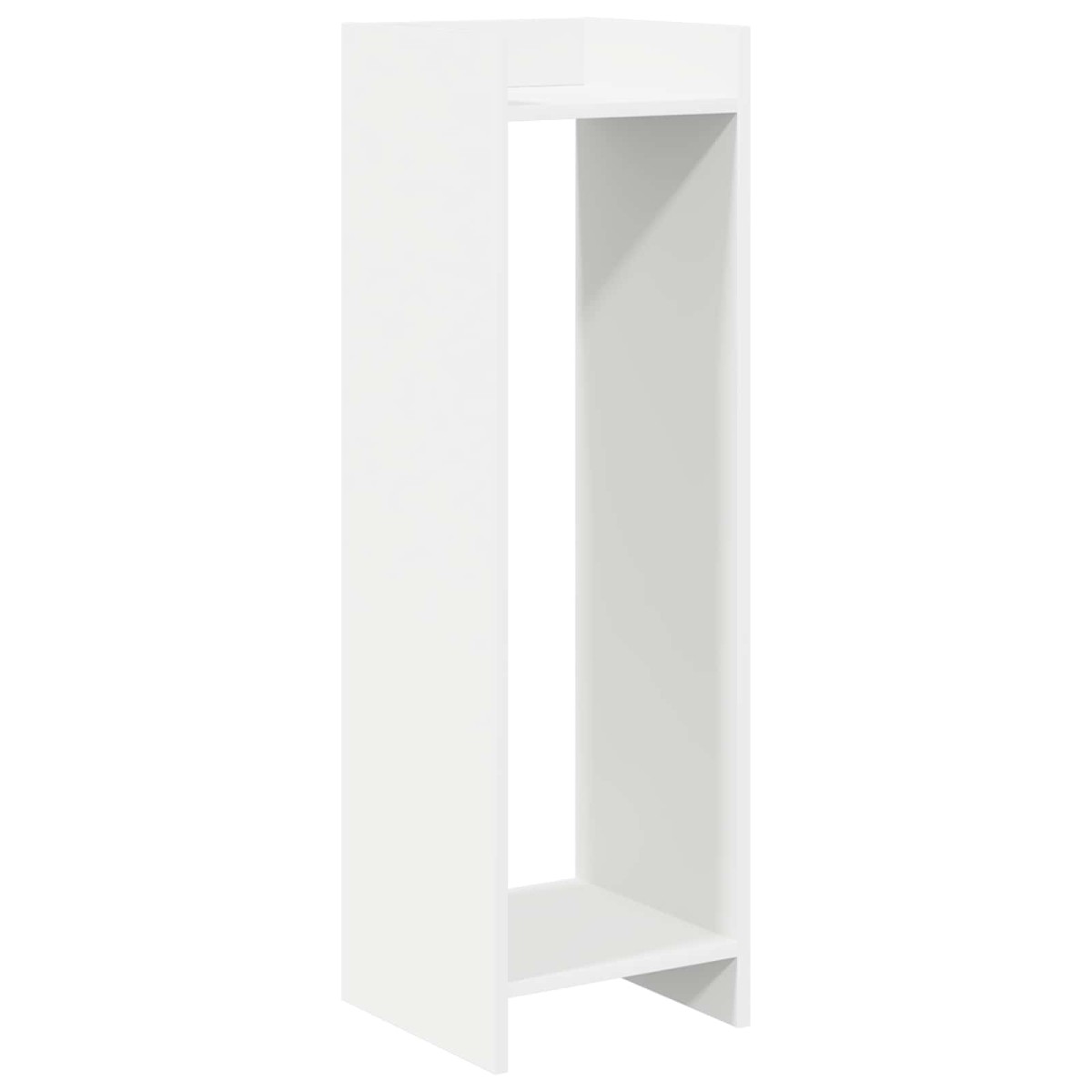 vidaXL Βάση φυτών 2 τμχ. Λευκός 30 x 30 x 100 εκ