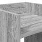 vidaXL Βάση φυτών Γκρι Σονομά 30 x 30 x 100 εκ