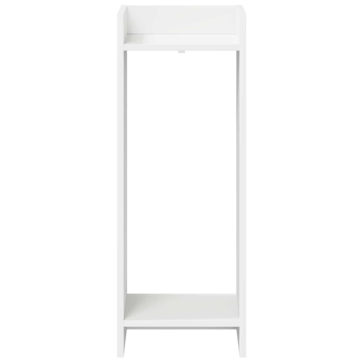 vidaXL Βάση φυτών 2 τμχ. Λευκός 30 x 30 x 80 cm