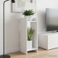 vidaXL Βάση φυτών 2 τμχ. Λευκός 30 x 30 x 80 cm