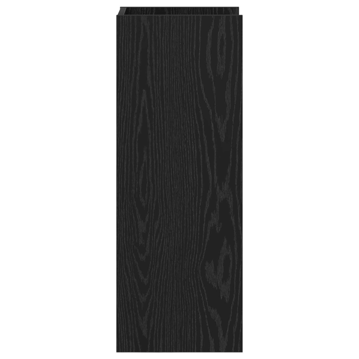 vidaXL Βάση φυτών Μαύρη Δρυς 30 x 30 x 80 cm