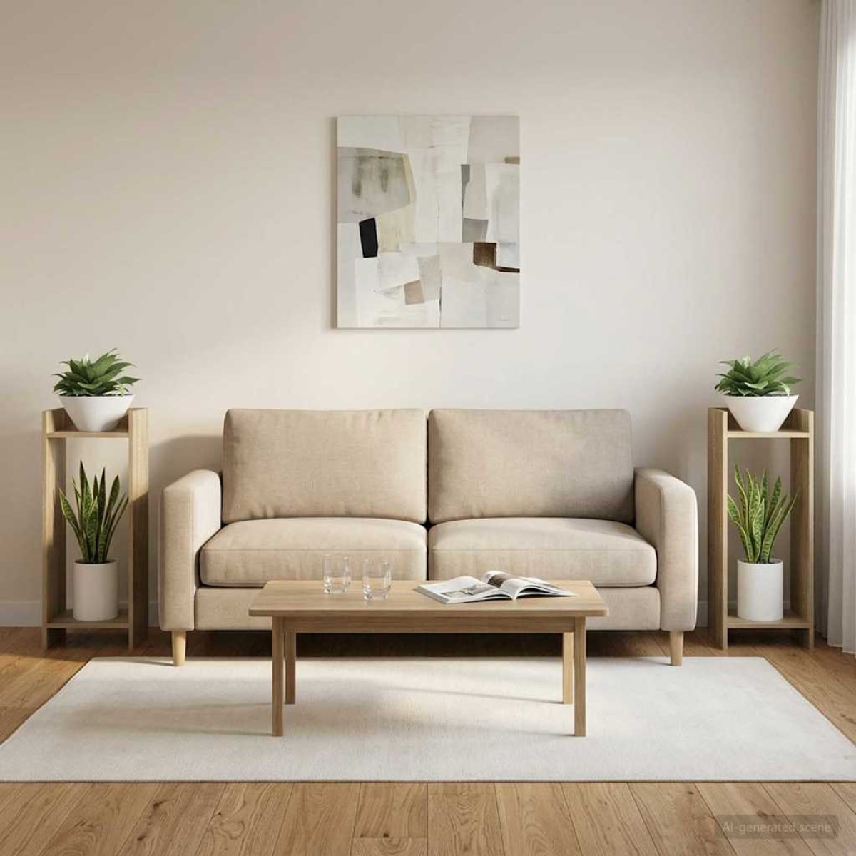 vidaXL Βάση φυτών 2 τμχ. Δρύς Sonoma 30 x 30 x 80 cm