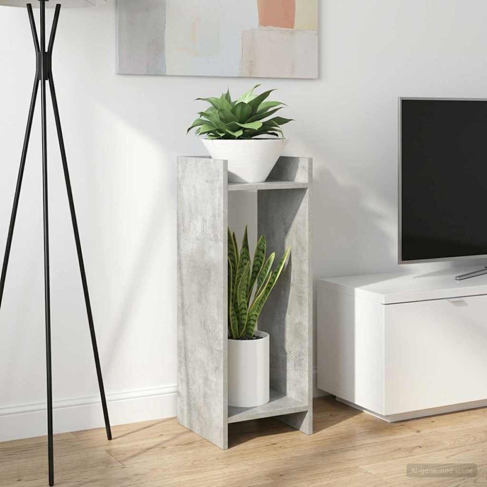 vidaXL Βάση φυτών Σκυρόχρωμο Γκρι 30 x 30 x 80 cm