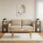vidaXL Βάση φυτών 2 τμχ. Παλιό ξύλο 30 x 30 x 80 cm